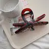 Nuevo Clip para el Cabello X Bow de Primavera y Verano 13.5cm, Pasador de Gama Alta, Pinza de Tiburón Clásica de Color Sólido, Accesorio para el Cabello