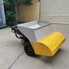 Pavimentadora de asfalto de empuje manual máquina de reparación de suelo de patio de carretera estrecha ancho ajustable máquina de colocación de baldosas de partículas de asfalto