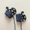 Guantes de Punto Infantiles Otoño Sur Estilo Coreano Lunares Bloque de Color Manoplas con Cuelga Cuello Unisex para Bebé Guantes de Dedos Completos Modernos