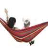 Hamaca para Exteriores para Adultos, Columpio Engrosado Antivuelco, Silla Colgante Mecedora para Jardín, Interiores y Camping, Diseño Colorido a Rayas para Niños
