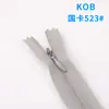 Cremallera Oculta Kob de Fábrica en Stock para Faldas, Textiles del Hogar y Cojines, Cremallera de Extremo Cerrado, Cremallera Oculta de Malla Tamaño 3