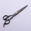 Venta al por mayor de fábrica tijeras para el cabello tijeras para el cabello con revestimiento de titanio de acero inoxidable tijeras para el cabello negras de 6 pulgadas tijeras para el cabello