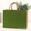 Bolsas de Fieltro Personalizadas al por Mayor, Bolsas Tote Simples de Color Sólido, Regalos Publicitarios Corporativos, Bolsas de Regalo, Bolsas Tote de Gran Capacidad