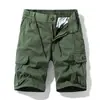 Nuevos Shorts de Cargo Elásticos con Múltiples Bolsillos de Estilo Retro Americano para Hombre, Exclusivamente para Exportación Transfronteriza de Amazon