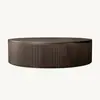 Sofá de Ocio para Exteriores, Mesa Larga y Sillas de Aleación de Aluminio, Patio al Aire Libre, Jardín, Balcón de Villa, Sofá de Madera Maciza Impermeable y Resistente al Sol