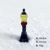 Micro Paisagem Miniatura Acessórios de Natal Papai Noel Boneco de Neve Rena Presente Trenó Meias Mini Enfeites