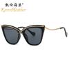 Nuevas Gafas de Sol de Moda Ojo de Gato 6169 Versátiles Street Style Gafas de Montura para Mujer Gafas de Sol Personalizadas de Moda INS