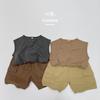 Pantalones Transfronterizos para Niños Verano Nuevo Estilo Japonés y Coreano Delgados de Algodón Ropa de Trabajo Pantalones de Seis Longitudes para Niños y Niñas de Todas las Combinaciones Tendencia Shorts