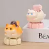 Adorno Giratorio de Cristal Cat Le You You Modelo Nuevo Decoración de Escritorio Regalo para Escritorio de Oficina Muñeca Descompresora Gato Lindo
