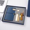 Set de Diario de Cinco Piezas con Marcadores, Memoria USB, Caja de Regalo Cultural y Creativa, Exquisito Set de Caja de Regalo de Cuaderno de Negocios con Logo Personalizado