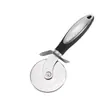 Cuchillo para Pizza de Acero Inoxidable con Rueda y Pala Dos Piezas con Mango Redondo Cuchillo de Pizza de Rueda Única Pala para Pizza Herramienta de Cocina