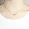 Anel Assimétrico de Prata Esterlina S925 Brincos de Zircônia Moda Europeia e Americana Conjunto de Joias Colar de Diamante Design de Nicho Feminino