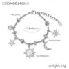 Pulsera de moda transfronteriza de Europa y Estados Unidos con diamantes de imitación, accesorios nicho, Joker, acero titanio chapado en oro de 18k, color de joyería, venta al por mayor