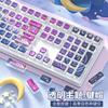 Teclas de teclado mecánico personalizadas, transparentes, de cristal, sublimadas, de PBT, ASA, altamente personalizadas, 61/87/108