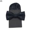Moda Casual para Hombre Estilo Coreano Calavera Corbata de Vestir Corbata Pañuelo de Bolsillo Set de Tres Piezas Corbata Personalizada Punto