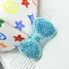 Venda Quente Estilo Doce e Cool Gipsofila Duas Cores Brilho Diamante Laço Contas DIY Adesivo para Celular Corrente de Celular Acessórios com Contas