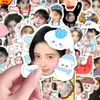 98 Peças de Adesivos Fotográficos de Ju Jingyi, Mercadoria de Celebridade de Alta Qualidade e Fofa, Decoração DIY para Celulares e Garrafas de Água, Adesivos à Prova d'Água