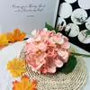 Capa de simulación tela teñida hortensia decoración hogar hotel arreglo floral de boda hortensia