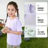 [100% Algodón] Ropa Infantil Cotton Hall Camisetas de Manga Corta para Niños Tops para Niñas Camiseta Antibacteriana Refrescante de Algodón Puro Clase A