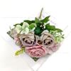Directo de fábrica 6 rosas peonías simulación boda decoración del hogar mesa de comedor sala de estar decoración de mesa de comedor fotografía flores artificiales