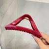 Accesorios para el Cabello de Año Nuevo Rojo Chino Elegante Horquilla Atmosférica Clip Rojo de Agarre Sentido de Alta Gama Clip Grande para el Cabello Estilo Clip de Tiburón