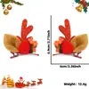 Nuevo Sombrero de Navidad para Mascotas Clip de Gorro de Navidad de Reno Gato y Perro Lindos Decoraciones para Fiesta de Navidad