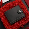 Direto da Fábrica Carteira Masculina Curta com Fivela Carteira Masculina Grande Capacidade Multi Cartões Carteira Masculina da Moda