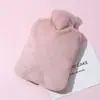 Funda para Bolsa de Agua Caliente Coral Imitación Piel de Conejo Tejido Ultra Suave Venta Directa de Fábrica Versión Engrosada para Compresa Fría y Caliente Transfronterizo