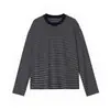 Nueva Camiseta de Manga Larga para Hombre Otoño 2026, 91.1% Lyocell, 8.9% Spandex, Tejido Acanalado de Lyocell 220G
