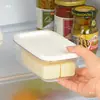 Dispensador de Mantequilla Cortador de Queso Bloque Almacenamiento Caja de Queso Herramienta para Queso y Mantequilla con Tapa para Congelar Refrigerador