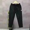 Calças casuais de alta qualidade, calças harém masculinas de corte solto, calças estilosas, calças de trabalho leves para o verão, calças compridas da moda