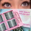 Pestañas Postizas Más Vendidas Comercio Exterior Set de Pegamento WM47 Raza Mixta Asiática Ojos Grandes Europeas Americanas Densa Natural Esponjosa