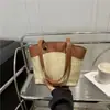 Bolso de Paja Vintage Estilo Francés para Mujer, Estilo Playa Vacacional, Bolso de Cesta Cruzado Casual y Versátil, Bolso Tejido de Moda