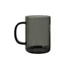 Tazas de Vidrio Creativas Personalizadas, Gran Capacidad, Alto Valor Estético, Tazas de Café Transparentes Simples de Colores al por Mayor, Vasos de Agua para Sala de Estar