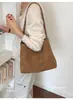 Bolsa Tecida Retrô Fashion Feminina 2026 Nova para o Dia a Dia Grande Capacidade Ombro Único Sob o Braço Bolsa de Mão Tote Bolsa de Balde