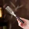 Cuchara para té flor de hielo de titanio puro, ligera y de alta gama, una cuchara premium diseñada específicamente para el té, utilizada para recoger hojas de té y preparar té, un utensilio de té para el arte de la ceremonia del té