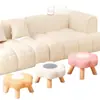 Taburete con Forma de Flor para Uso Doméstico, Banco Moderno con Forma de Nube, Sofá para Sala de Estar, Taburete Lindo para Niños, Taburete Bajo Lindo para Habitación de Niñas, Taburete para Cambiar Zapatos