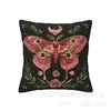 Decoración Popular para el Hogar de Amazon Patrón de Animales Ciervo Oso Conejo Mariposa Funda de Almohada para Cojín de Sofá de Lino 45*45