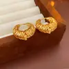 Pendientes Geométricos de Circonita Estilo Palacio Vintage, Diseño Único y Exquisito, Pendientes Lujosos y Sofisticados para Mujer