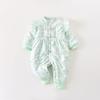 Mono de algodón acolchado para niña Ropa de invierno para bebé Otoño e Invierno Ropa de invierno nueva para recién nacidos
