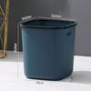 Ventas Directas de Fábrica de Cubos de Basura de Plástico para el Hogar para Sala de Estar, Dormitorio, Cocina, Baño, Oficina con Anillo de Presión, Envío Directo de Una Pieza
