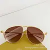 Óculos de Sol de Designer Luxuosos Masculinos e Femininos Estrelas Tendência Europeia e Americana Óculos de Sol Estilo Aviador Retrô Óculos de Moda 40180