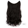 Peluca para mujer cabello largo rizado onda grande clip de una pieza añadir esponjoso natural peluca UV extensión de cabello en stock