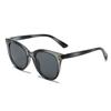 Gafas de sol Cat-Eye Bicolor Estilo Europeo y Americano Jamie 22007 para Mujer, Moda y Únicas Versión Coreana con Remaches Largos, Gafas de Sol Estilo Ins