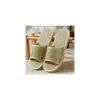 Chinelo de Verão de Rattan Trançado Leve Solado Plano Quarto Casa Casal Masculino e Feminino Respirável Palha Esteira Bambu Trançado Chinelo
