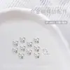 Joyería para Uñas Lazo Metálico Corbata de Lazo Serpentina Oro Plata Blanco Aleación K Accesorios de Lazo para Uñas 10 Piezas