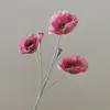 Flores de Amapola Artificiales de Alta Calidad, Amapola de Hielo, Flores Falsas, Flores de Seda al por Mayor, Amazon, Aliexpress, Pintura al Óleo, Transfronterizo