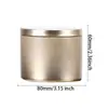 Pote de Vela Spot 8oz4oz Pote de Vela Perfumada Venda Direta de Fábrica Exportação Especial Pote de Vela Lata Redonda de Folha de Flandres Ferro