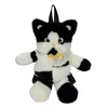 Gato Atigrado de Alto Valor Estético Moda Linda Felpa Chica Bidimensional 2026 Nuevo Estilo Mochila Anime Estilo Japonés Venta al por Mayor
