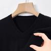 Suéter Tommy Genuino 100% Cachemir Puro Invierno Engrosado Suéter de Lana para Hombre Cuello Alto Medio Suéter de Punto para Base Ropa de Papá